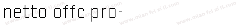 netto offc pro字体转换